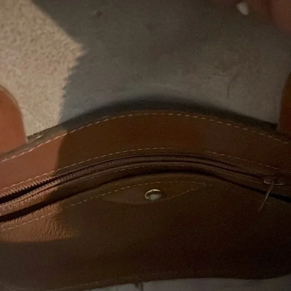 Dooney & Bourke Satchel cream & leather handbag - Picture 4 of 6